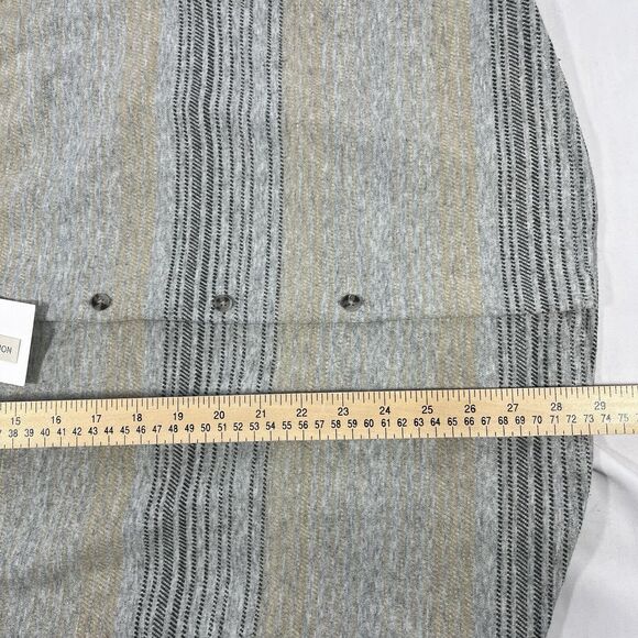 CRAFT FLOW LONG SLEEVE BUTTON DOWN SHIRT MENS SMALL COLLARED STRIPED RAYON NWT - Picture 14 of 14